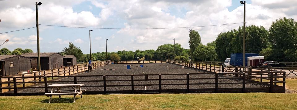 Outdoor arena by the yard