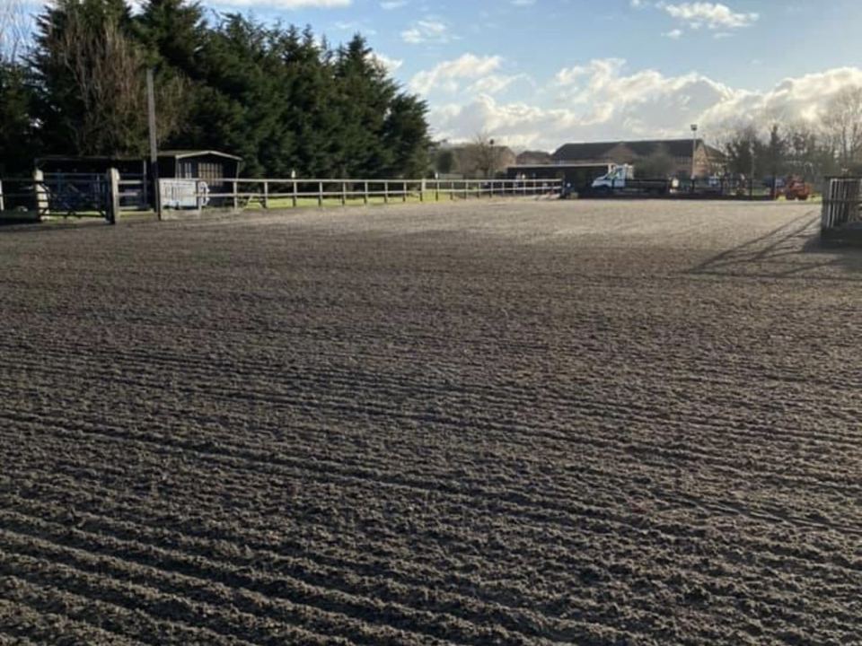 Arena beside the stables