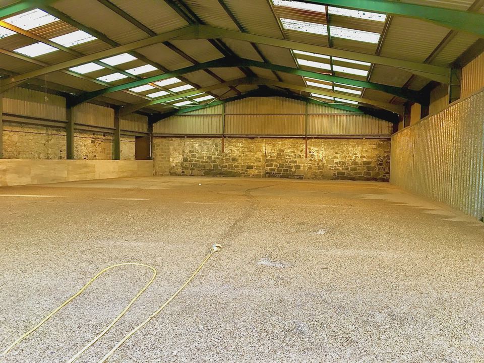 Empty indoor arena