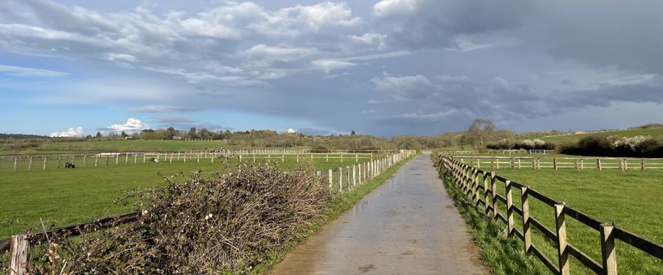 Track between fields