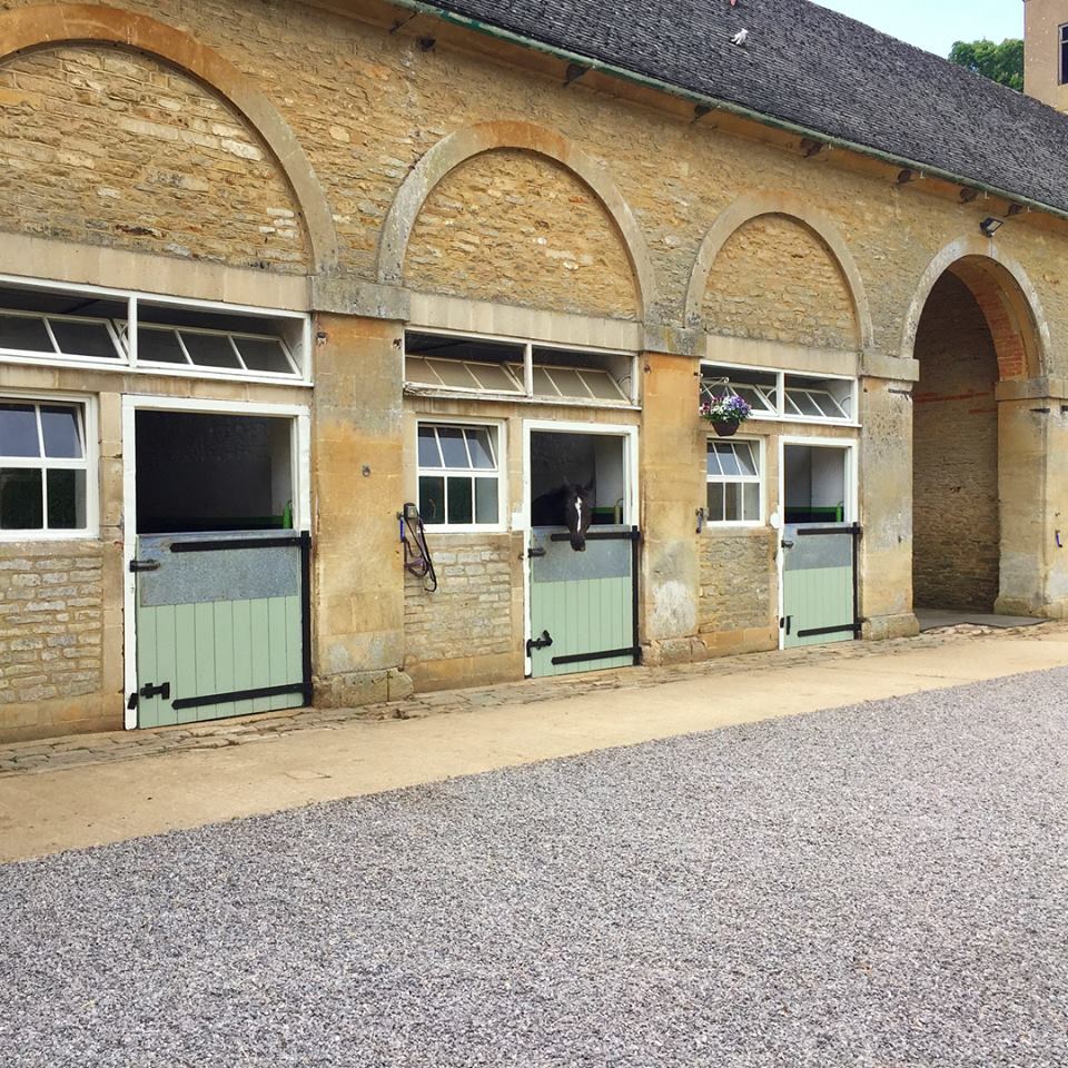 Stable block with arches
