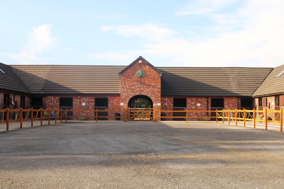 Yard and stable block