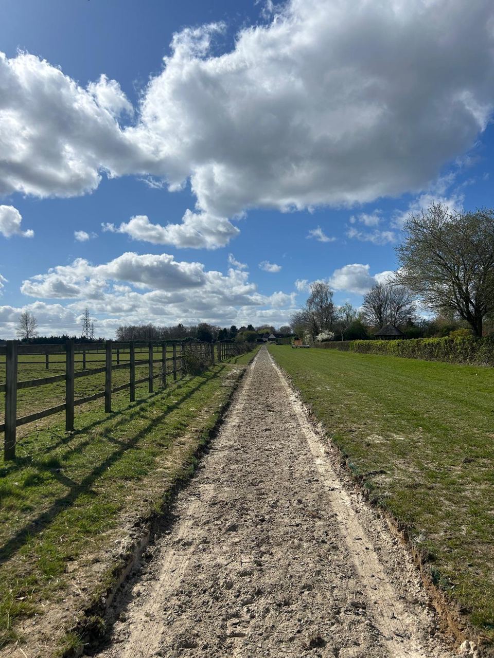 Track through fields