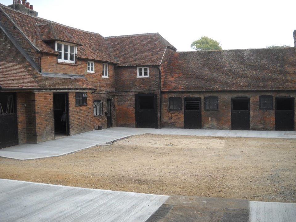 Brick stable yard