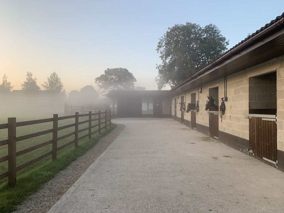 Stable block at dawn