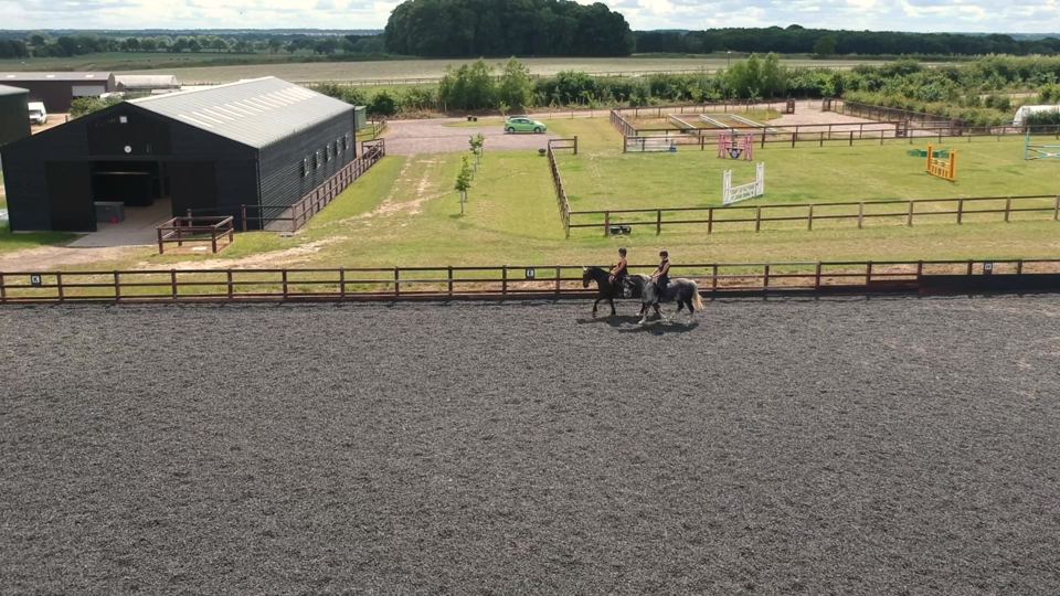 Yard and outdoor arena