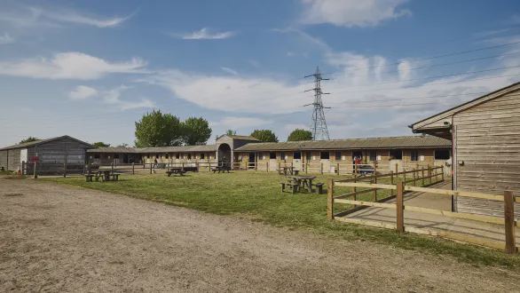 Yard buildings and paddocks
