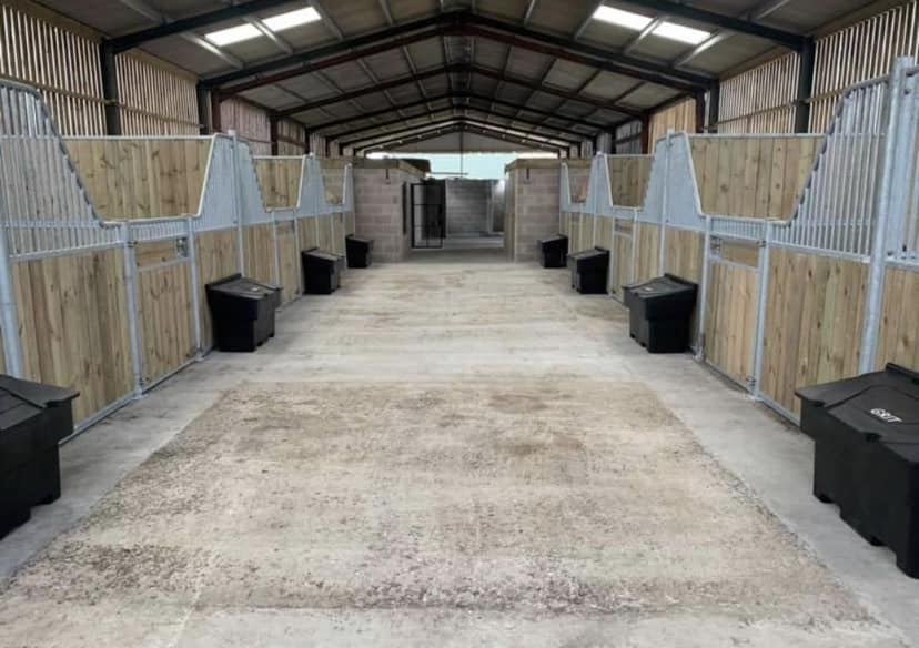 Stable row inside