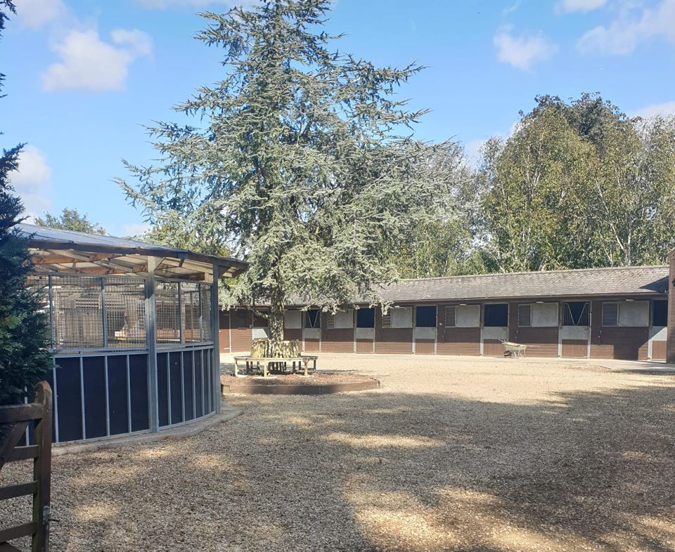 Yard and stable block