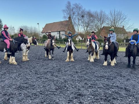 Group riding lesson