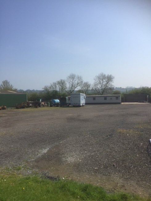 Fields and buildings