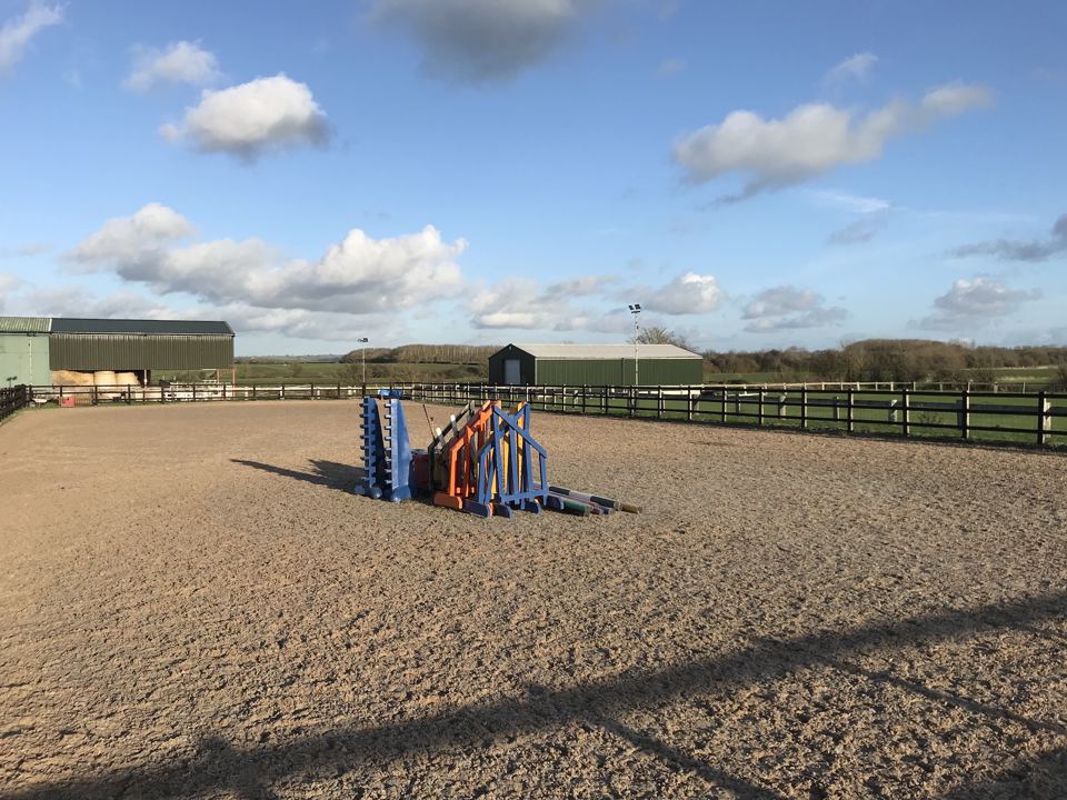 Arena with jumps