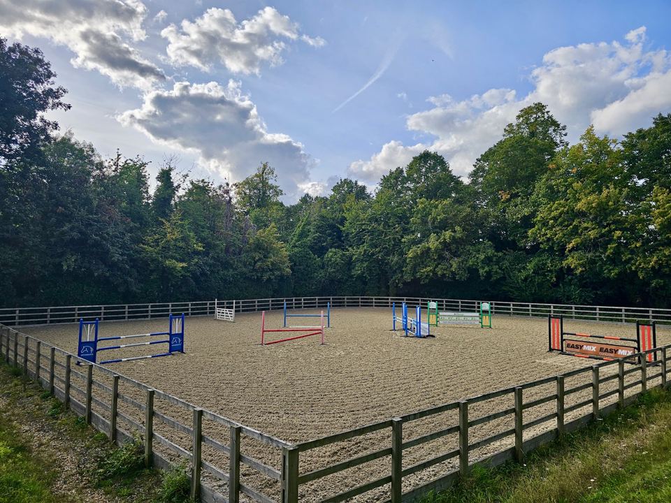Arena with jumps